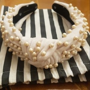 Lele Sadoughi Blush Pearl Headband